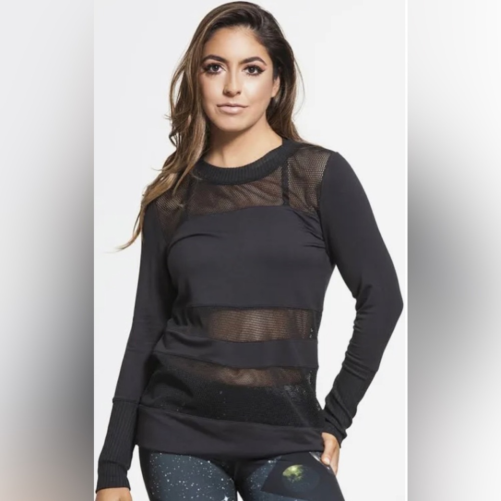 Alo Yoga Plank Mesh Top